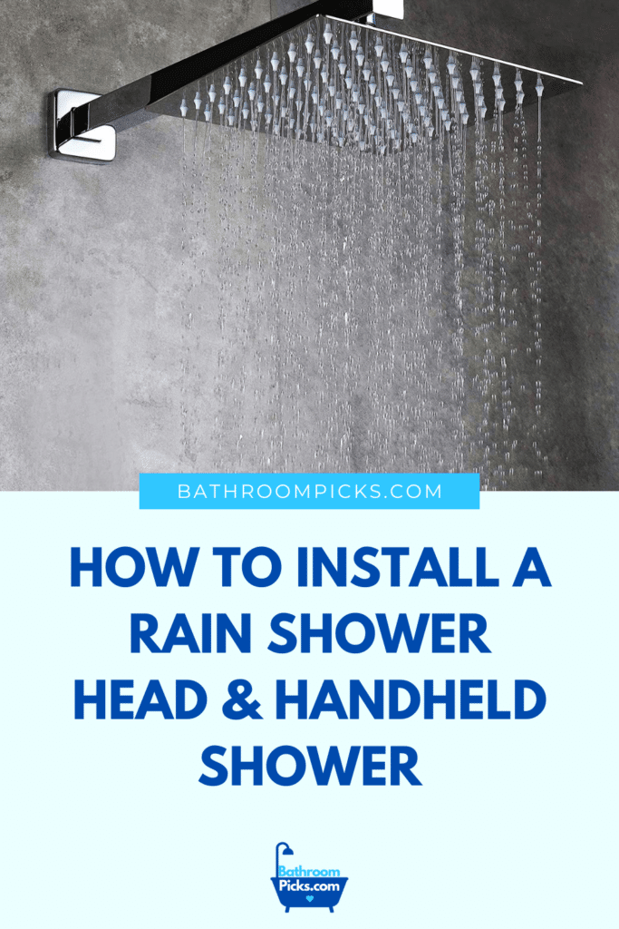 How to install a Rain Shower Head & Handheld shower